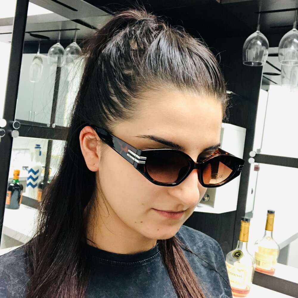 Sunglasses Women Tortoise Cat Eye Shades Hip Hop Style Classic Lentes Mujeres